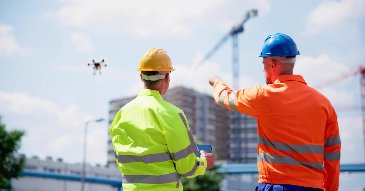 Taking Construction Photos Using Drone